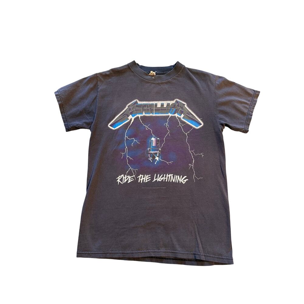 Vintage 2007 Metallica "Ride the Lightning" Electric Chair Band T-Shirt